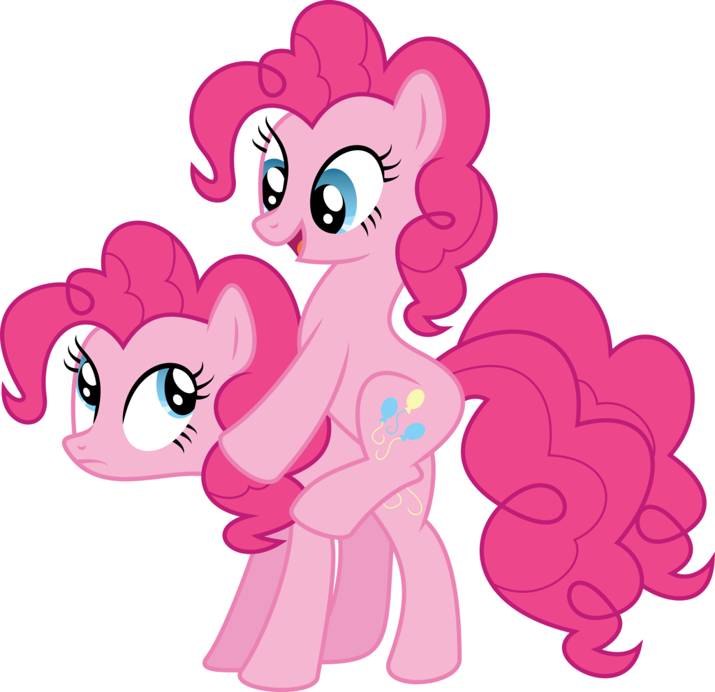 Mysteriouskaos, Clone, Piggyback Ride, Pinkie Pie, - My Little Pony Surprise Pinkie Pie (1024x991)
