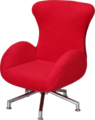 Office Chair Png For Kids - Red Office Chair Png (317x400)