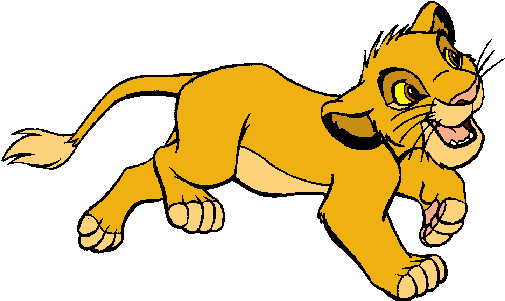 Pin Simba Clip Art - Lion King White Background (510x307)