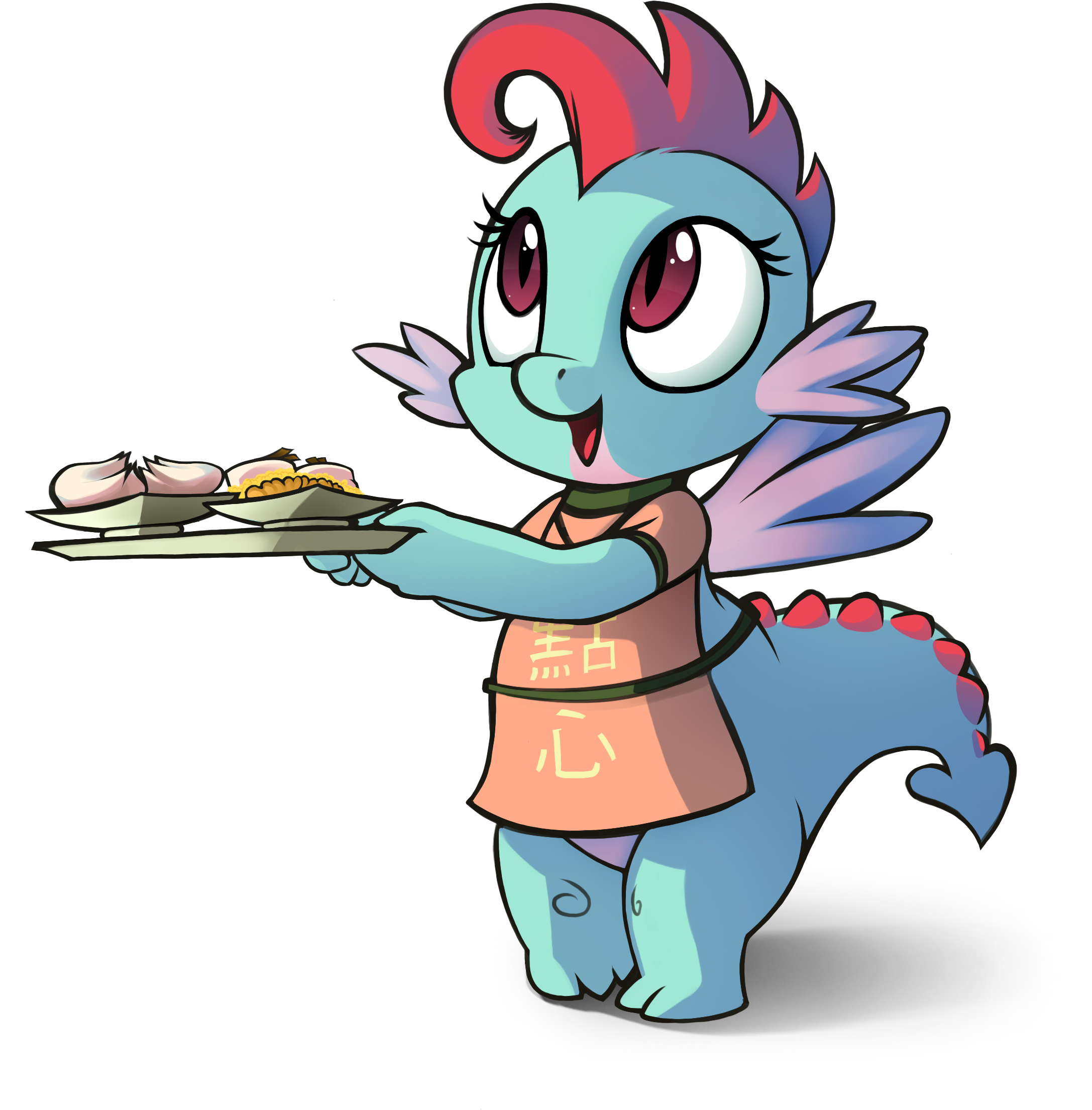 Spike Rarity Rainbow Dash Dim Sum Mammal Vertebrate - Dim Sum Mlp (2383x2592)