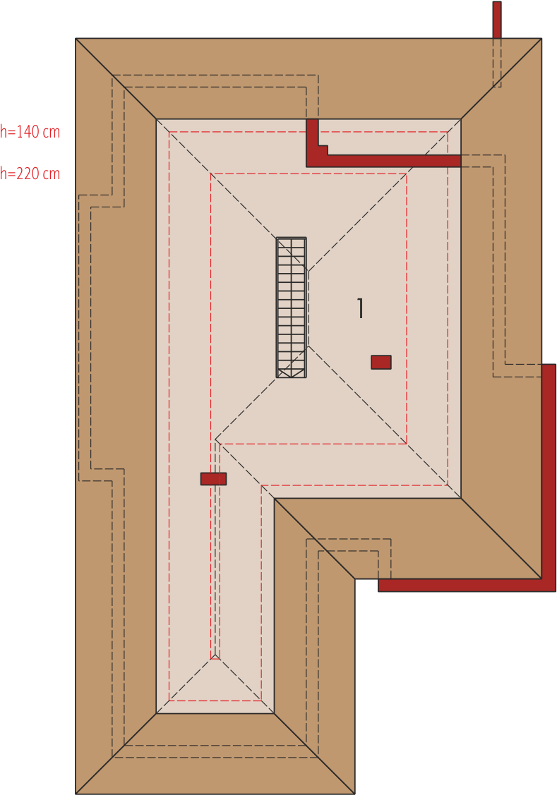 Interesting Margaret G Leca Dom Poddasze Do Adaptacji - House Plan (1064x1595)