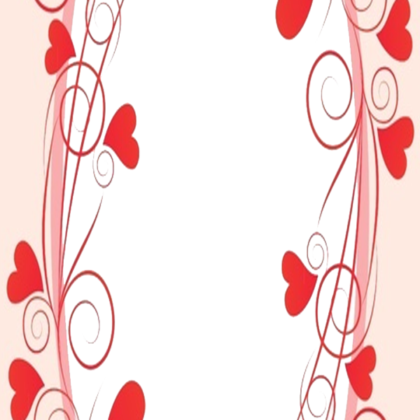 Love Frame With Heart And Swirl - Love Frame With Heart And Swirl (600x600)