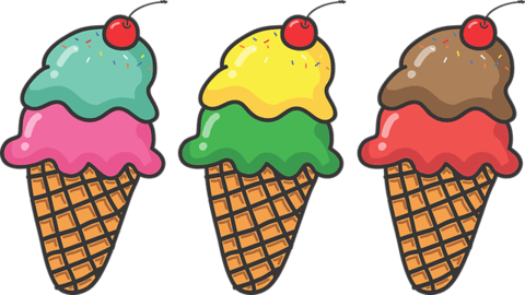 Ice Cream Vector - Ice Cream Cone Clipart (604x340)