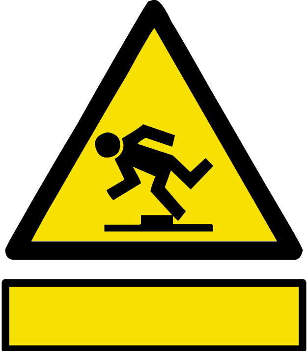 Trip Hazard Safety Signs - Safety Signs Trip Hazard (627x715)