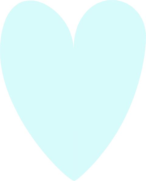 Blue Heart Svg Clip Arts 480 X 597 Px - Heart (480x597)