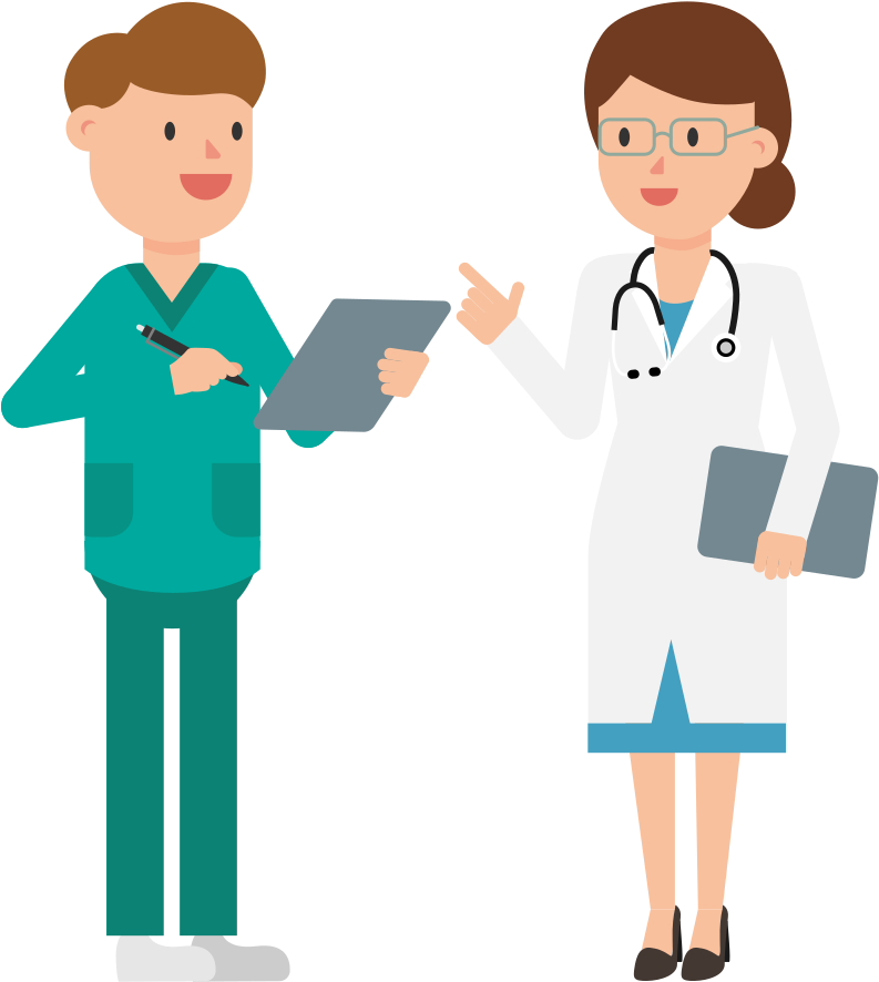 Open - Doctor And Nurse Cartoon (2000x1126)