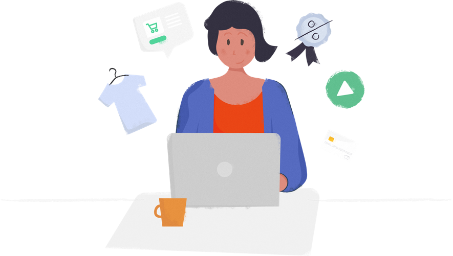 Log In To Rewards Program - Cartoon (885x501)