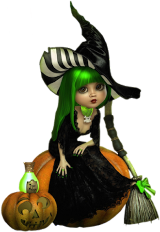 Witches - Jack-o'-lantern (341x500)