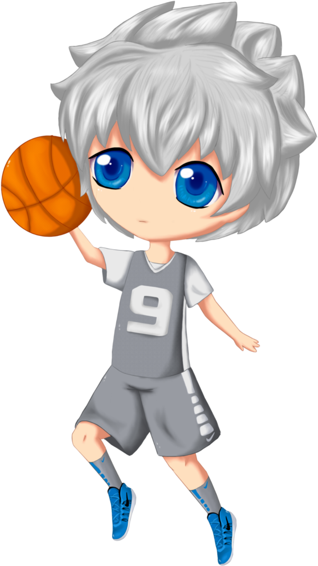 Basketball - Chibi Basketball Player (679x1176)