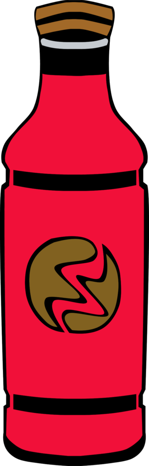 Orange Juice Bottle Clipart - Botellas Para Colorear (300x938)