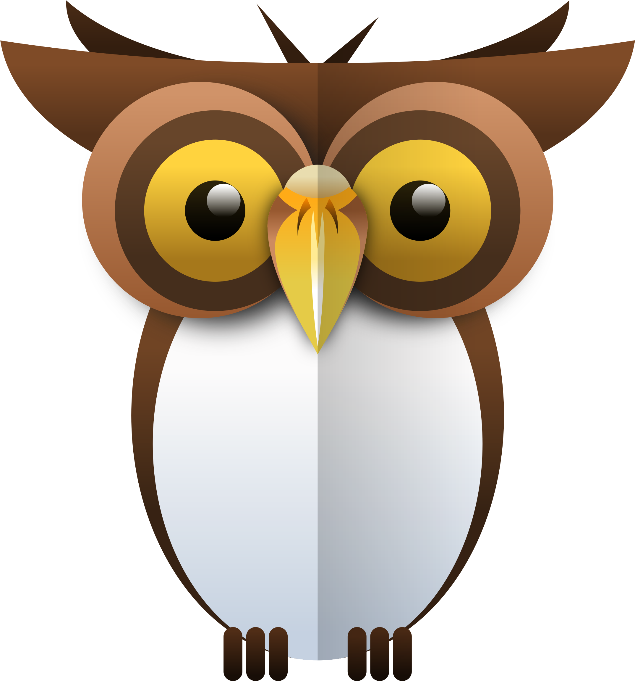 Clipart Owl Hi 2 Owl 2 2 Bclipart - Naive Clipart (2247x2400)