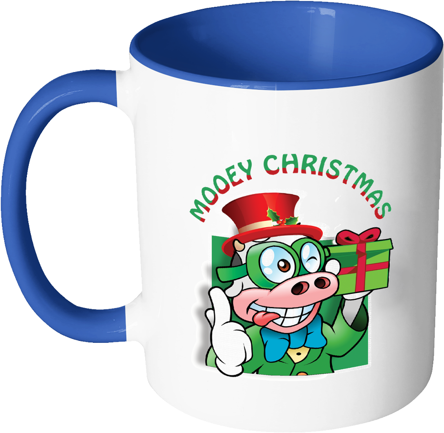Mooey Christmas Cow Ugly Christmas Sweater 11oz Accent - Mug (1024x1024)