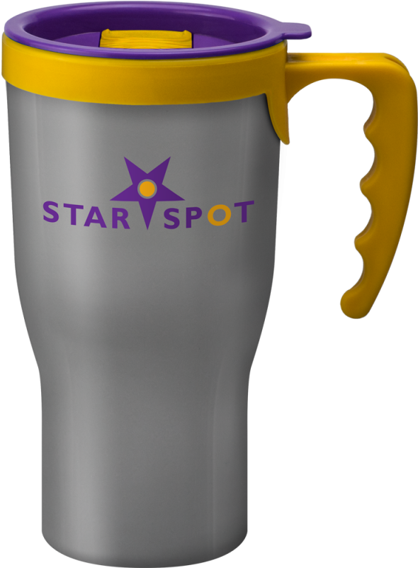 Promotional Challenger Reusable Coffee Mug Silver - Mug (800x800)