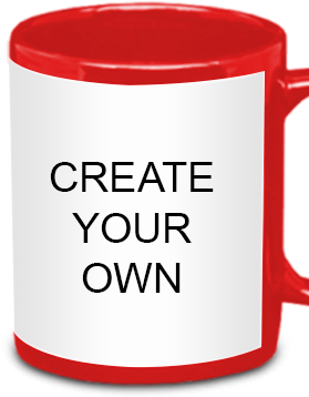 Create Your Own Red Patch Mug - Red (284x426)