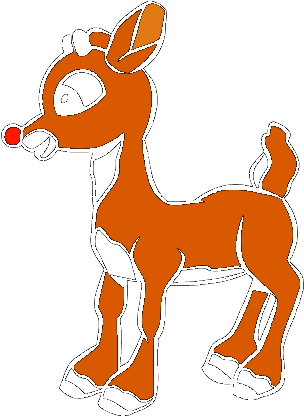Rudolph The Red Nosed Reindeer Logos, Free Logo - Rudolph The Red Nosed Reindeer Movie Clipart (318x435)
