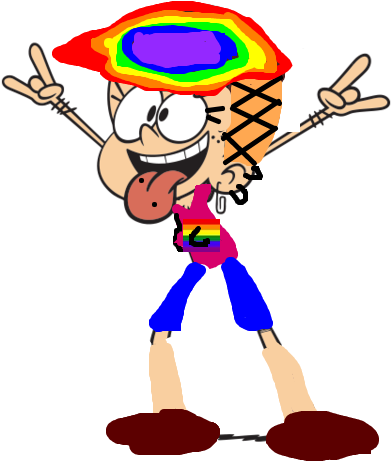 Luna's Lgbt Pride - Loud House Characters (517x479)