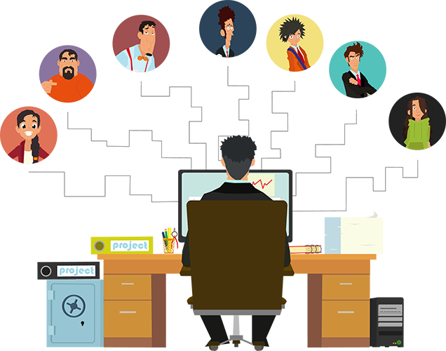 Finance Clipart Male Accountant - Business (636x500)