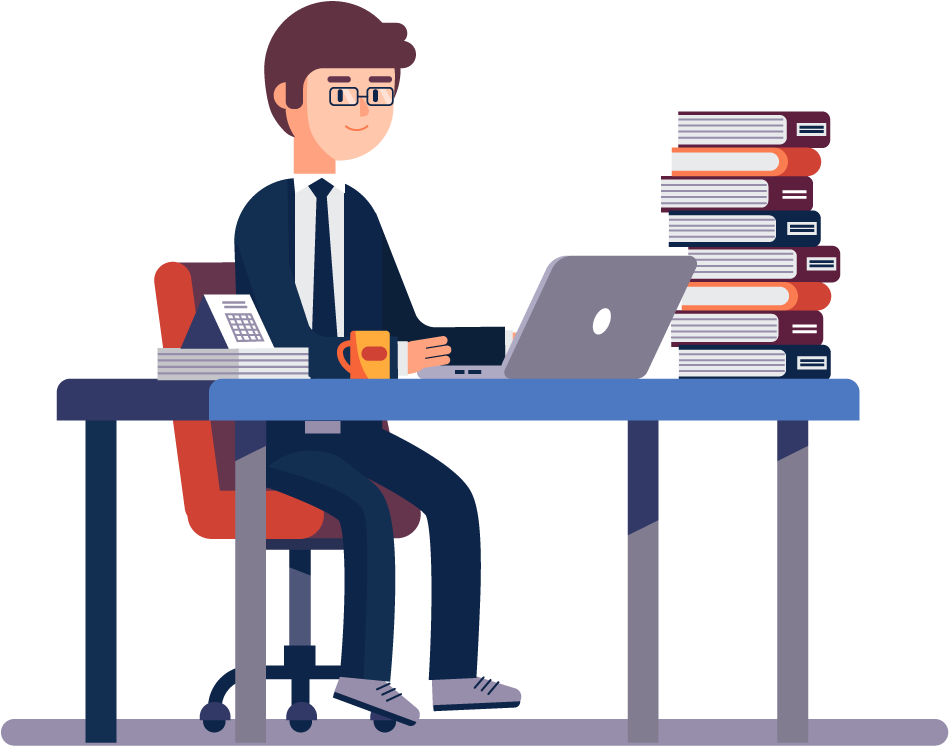 Your Company Has Evolved And Your Current Accountant - Accountant Cartoon Png (980x836)