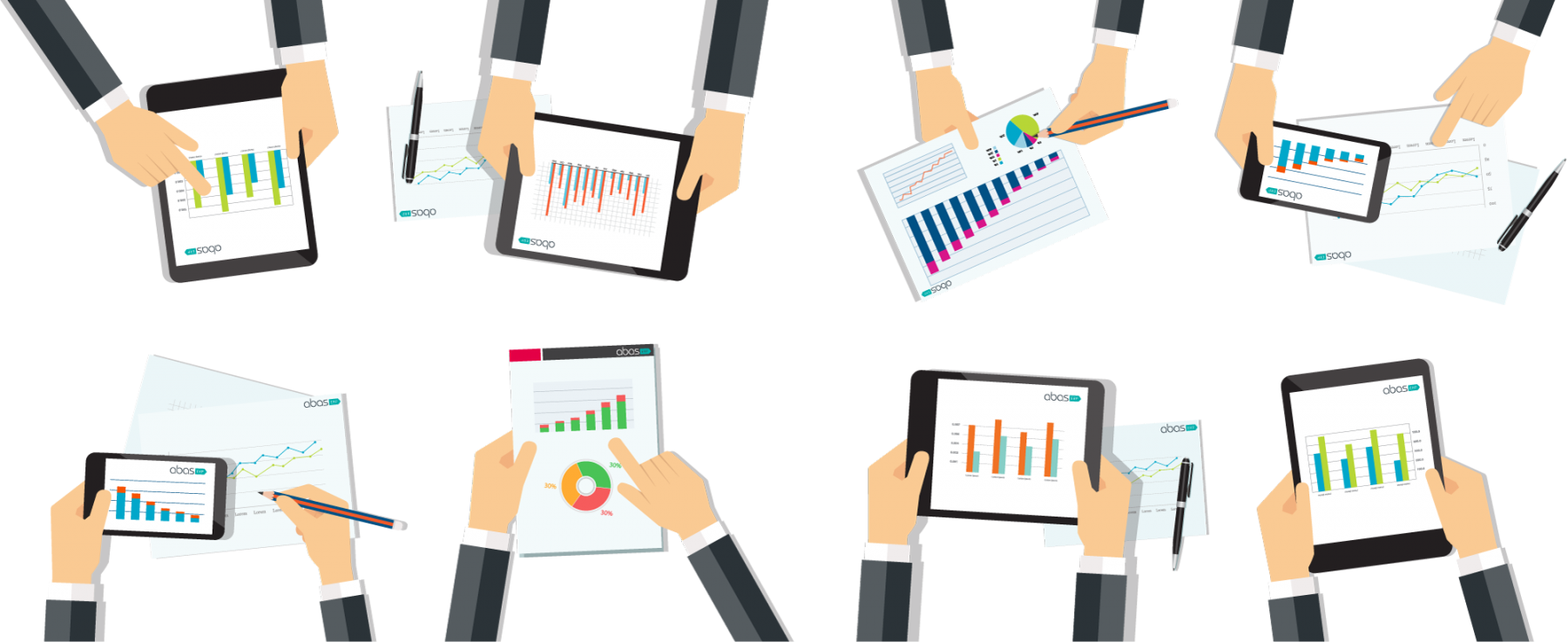 Cost Accounting Business Enterprise Resource Planning - Accounting Transparent Clip Art (1800x737)