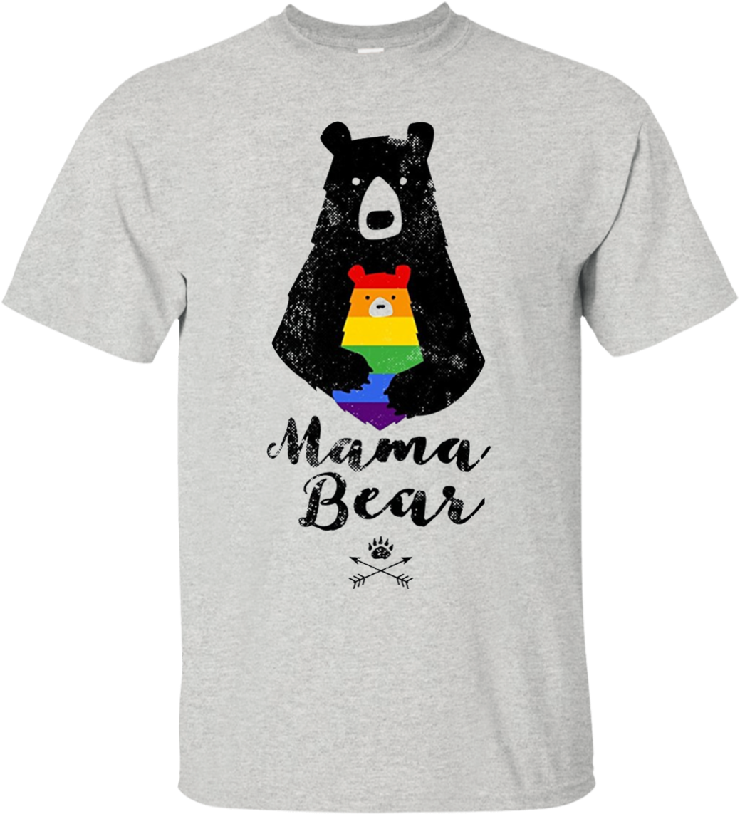 Lgbt Mama Bear T Shirt Hoodie Sweater - Mama Bear Pride Shirt (1155x1155)