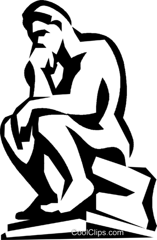 The Thinker Clipart - Thinker Clip Art (314x480)