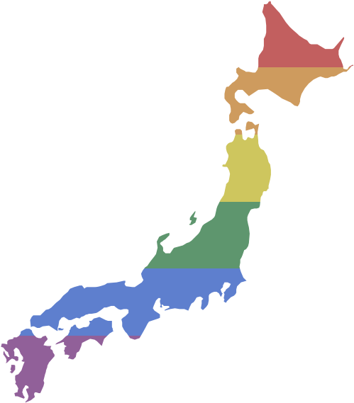 Lgbt Rights In Japan - Age Of Consent Japan Map (600x600)