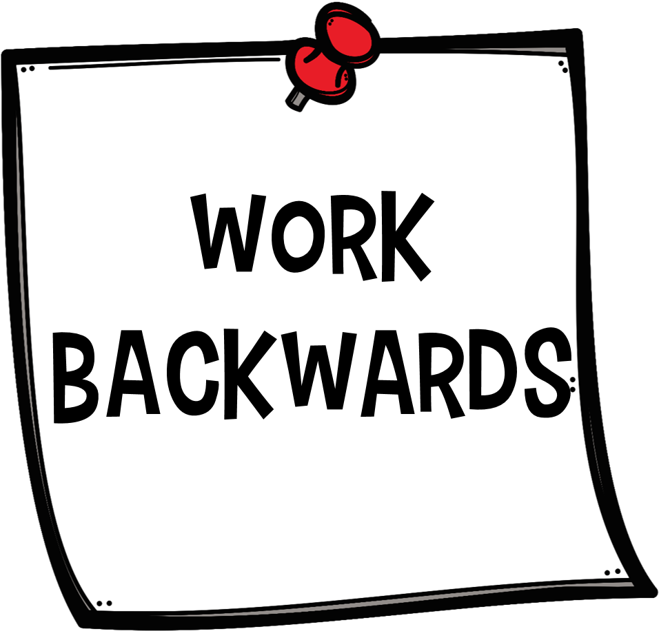 Advanced Thinking Strategies Work Backwards - Problem Solving Working Backwards (2000x2000)