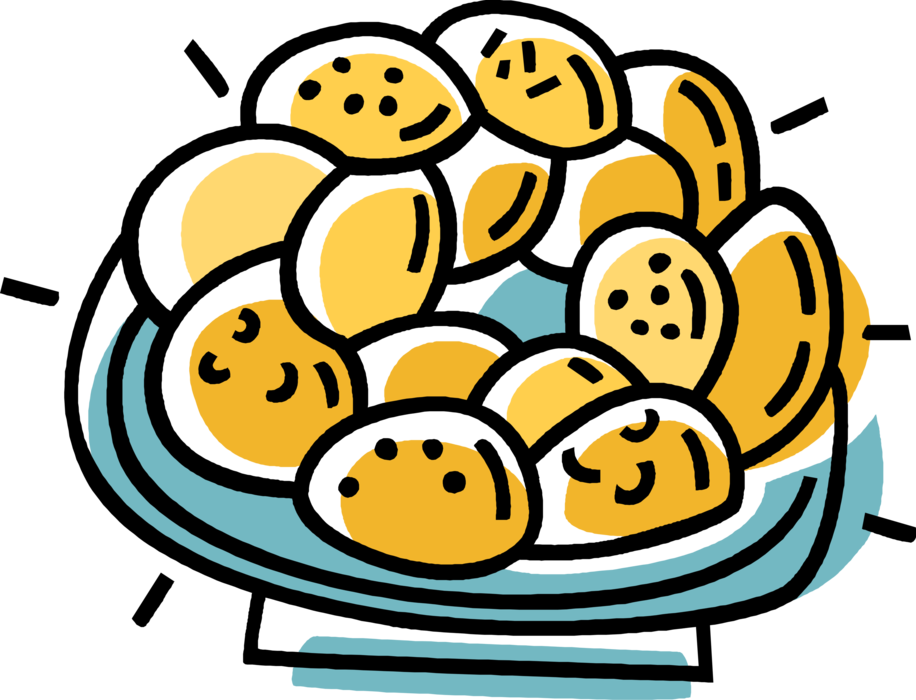 Vector Illustration Of Baking Plate Of Cookie Biscuits - Vector Illustration Of Baking Plate Of Cookie Biscuits (916x700)