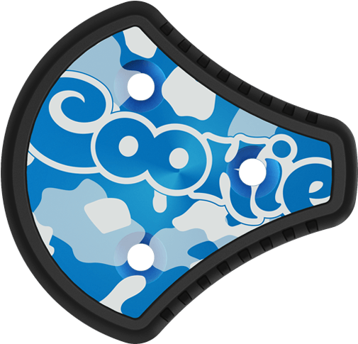 Side Plates For Cookie G3 Helmet Camo Logo - Side Plates For Cookie G3 Helmet Camo Logo (674x502)