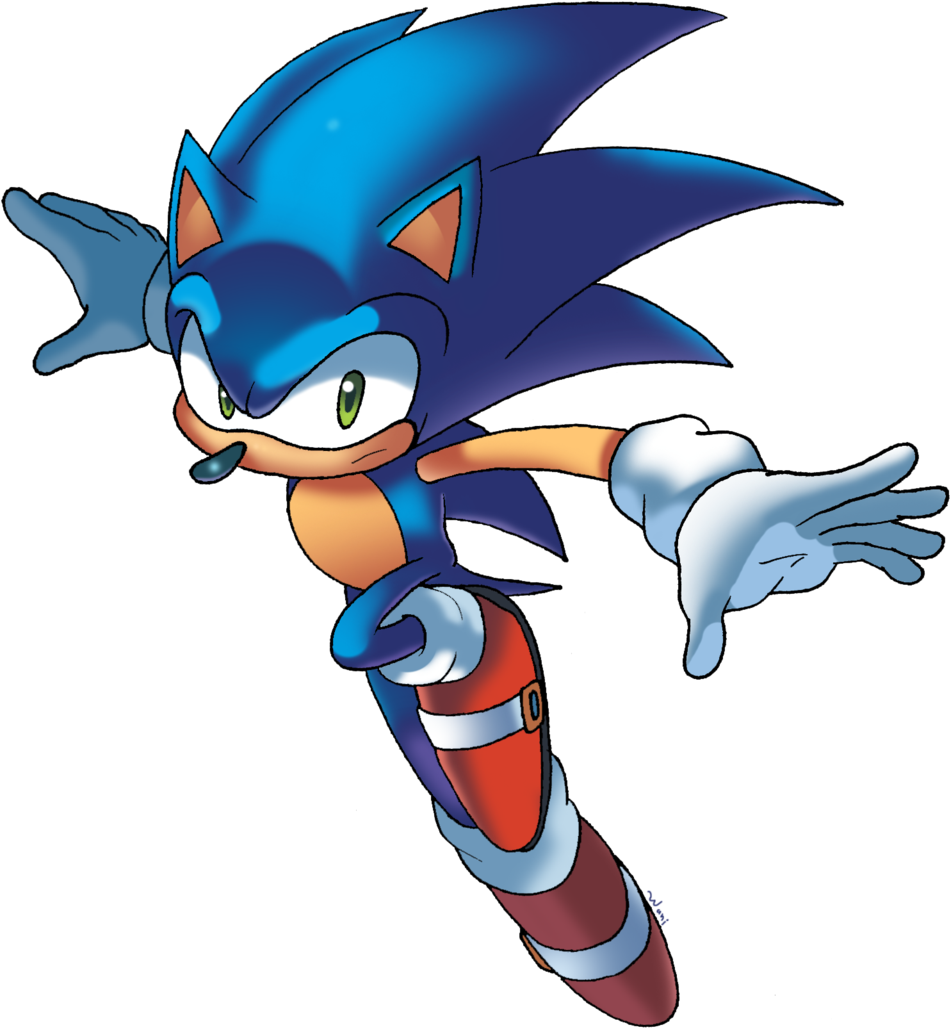 Sonic By Waniramirez Sonic By Waniramirez - Anime Sonic Png (1024x1080)
