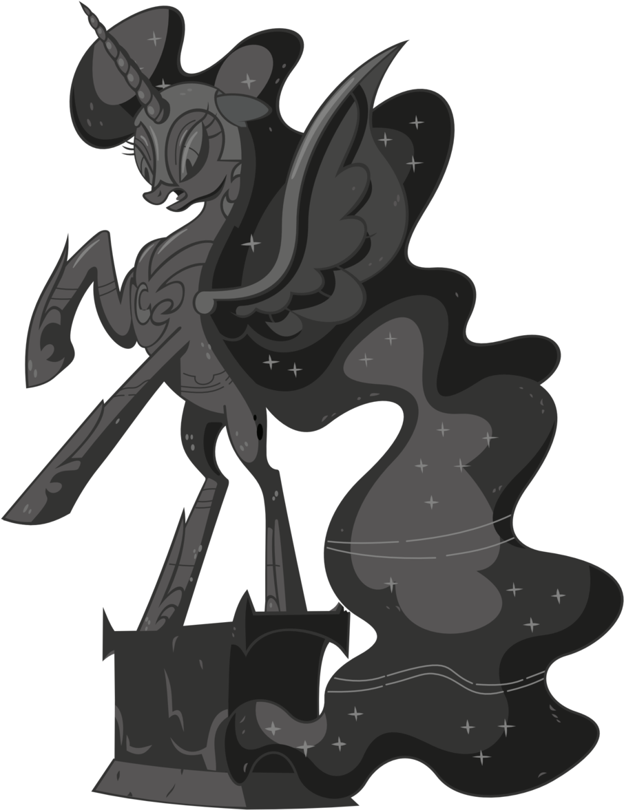 Nightmare Moon Statue By Breadking Nightmare Moon Statue - Princess Luna (1024x1303)