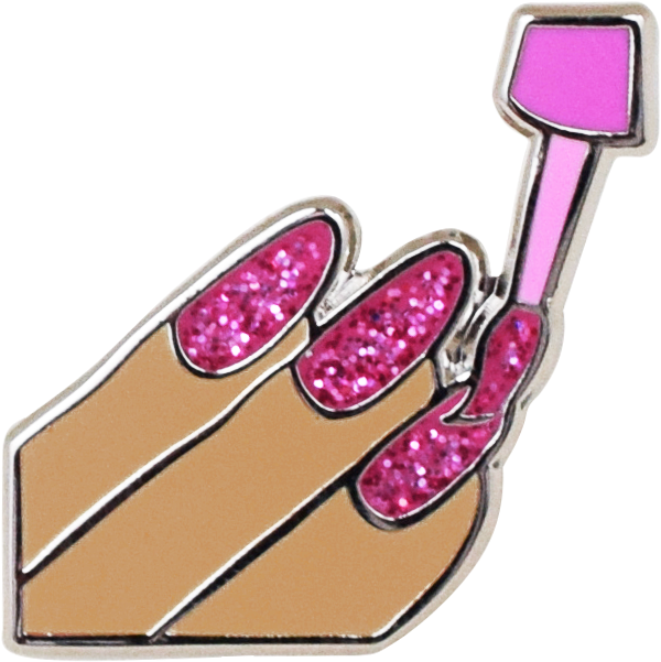 Nails Emoji Pin - Transparent Nails Emoji Png (710x710)