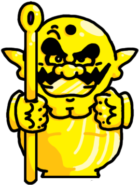 Wario Statue By Coachskau - Wario Statue By Coachskau (400x400)
