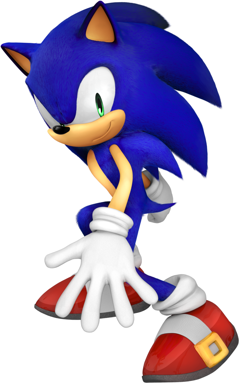 By Fentonxd Sonic The Hedgehog 3d Pose By Fentonxd - 3d Sonic The Hedgehog (900x1324)