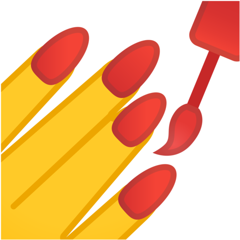 Nail Polish Emoji - Nail Polish Icon (1024x1024)