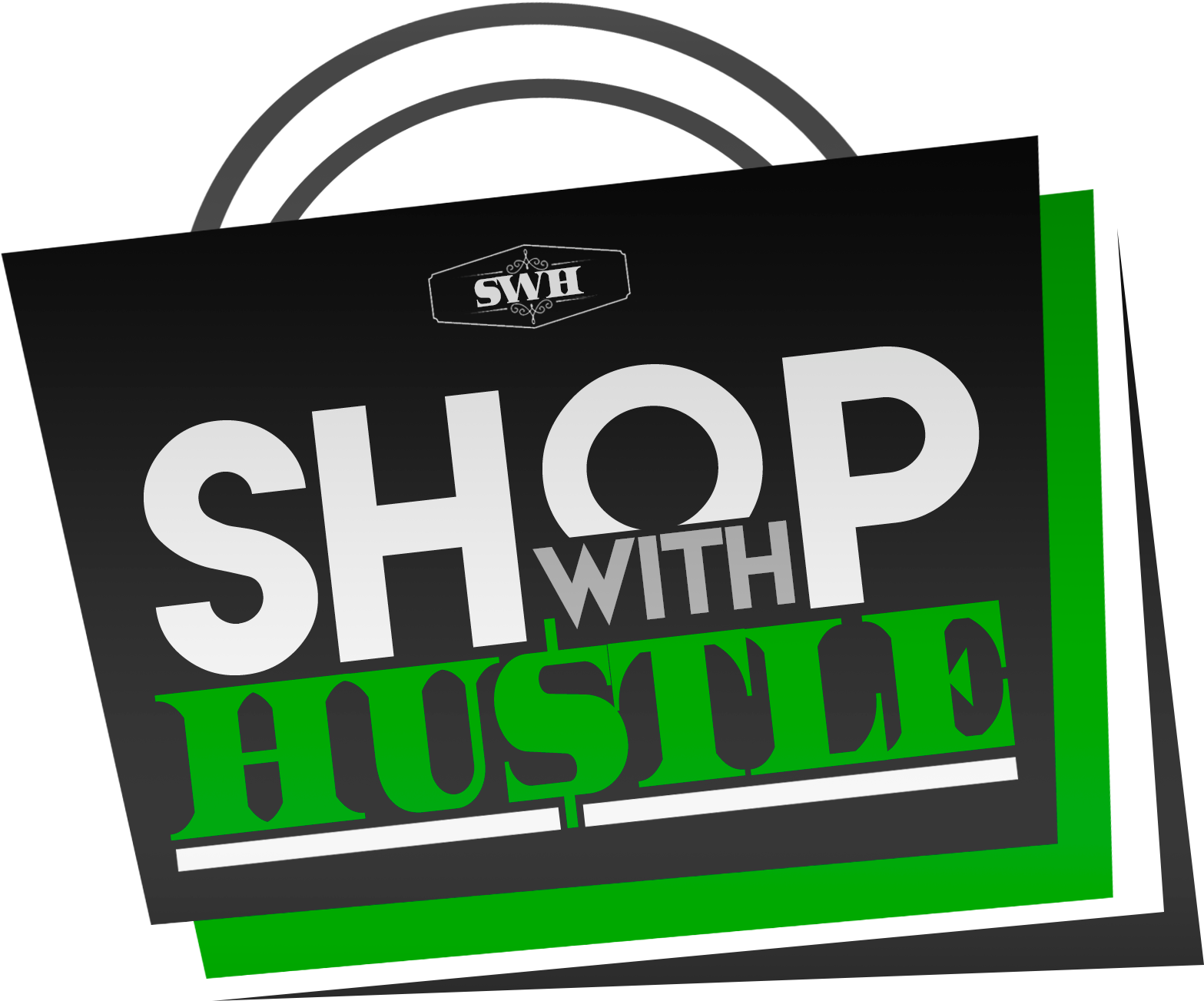 Shop With Hustle - Paper Bag (1800x1800)