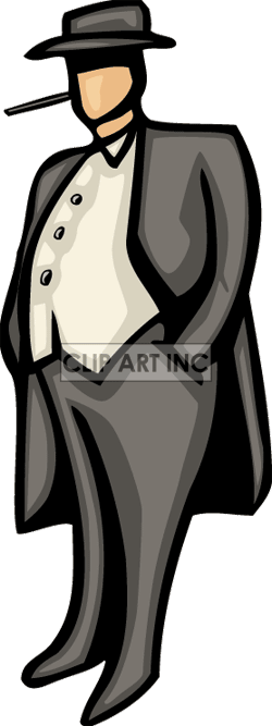 Fancy Guy Clipart - Clip Art Fancy Man (250x667)