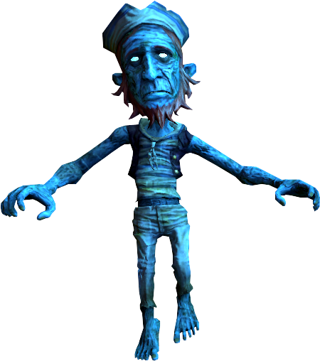 Drowned Captain - Illustration (450x508)