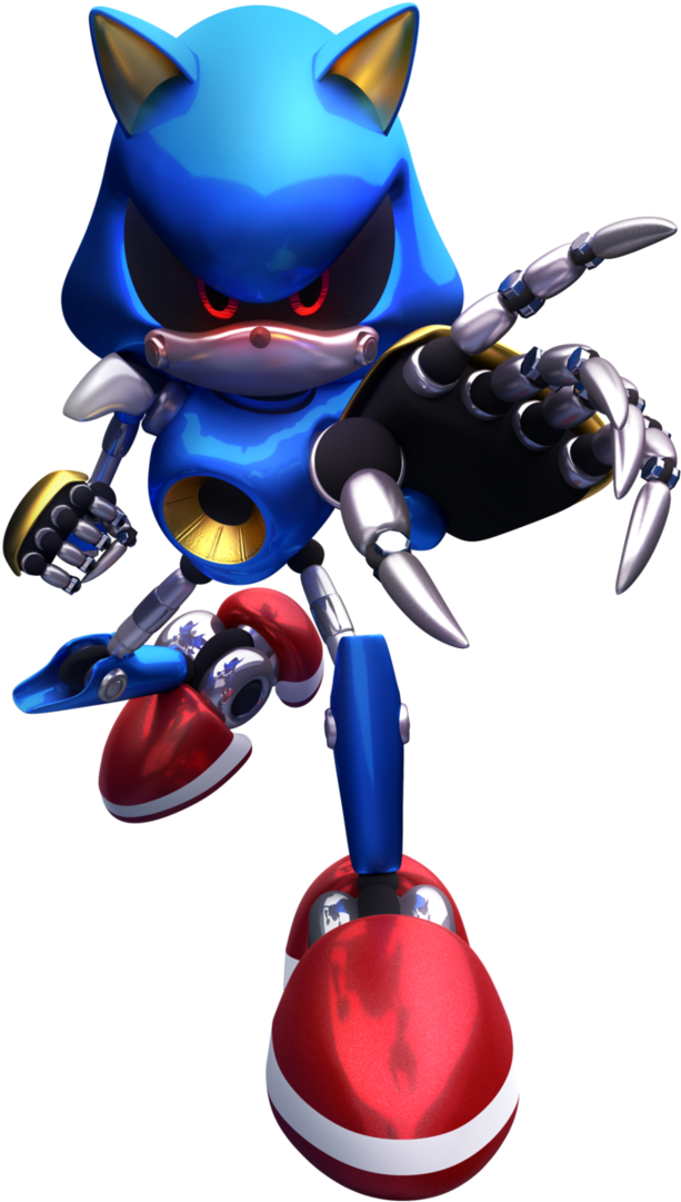 Metal Sonic [3d] By Fentonxd - Sonic 06 Metal Sonic (704x1135)