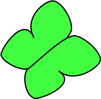 Green Butterfly Clip Art Download - Green Butterfly Cartoon (600x465)