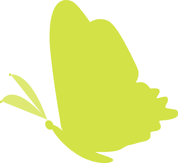 Lime Green Butterfly Clip Art For Kids - Clip Art (600x548)