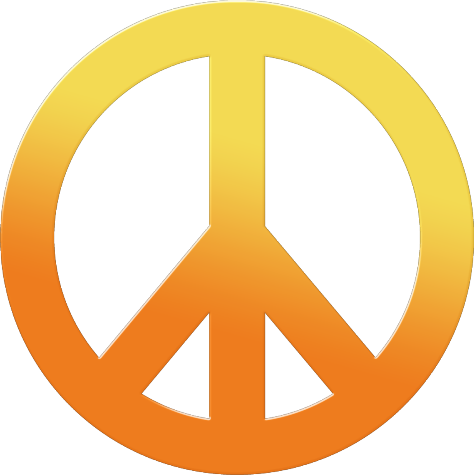 Peace Sign Hd - Peace Sign Png (1600x1600)
