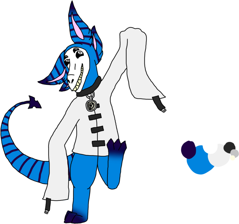 Zak The Paranoia Monster By Jezzamine-deer - Cartoon (1024x741)
