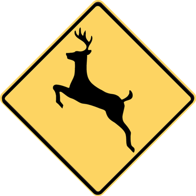 How Do They Get Deer To Cross The Road Only At Those - Run Like An Antelope (400x400)