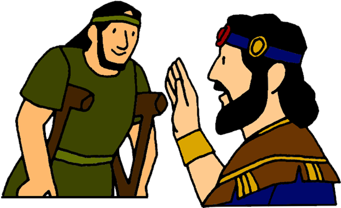 Weak King Cliparts - David And Jonathan's Son (700x467)