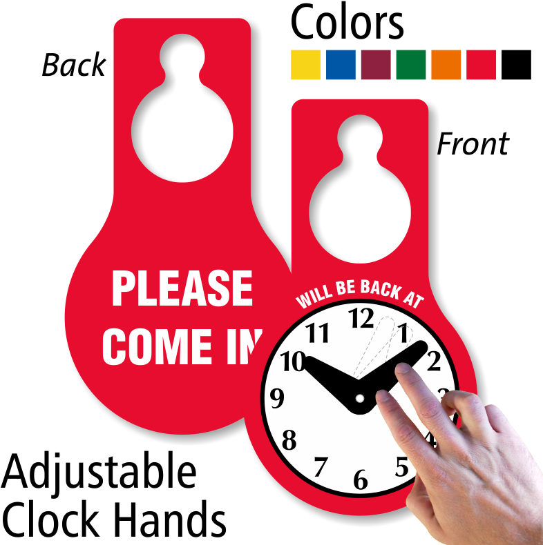 Zoom Buy Now Please Do Not Enter Sign Printable - Will Be Back Soon Clock (800x800)