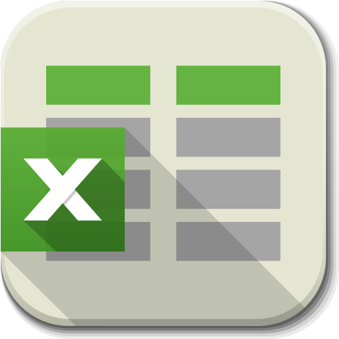 Mimes X Office Spreadsheet Icon - Spreadsheet (512x512)