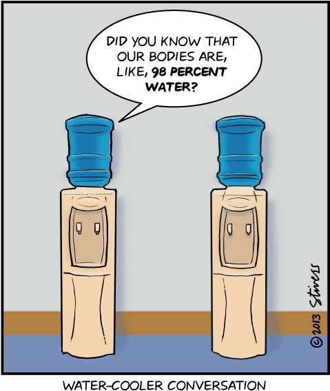 Free Funny Drinking Water Signs - Funny Water Cooler Memes (555x577)