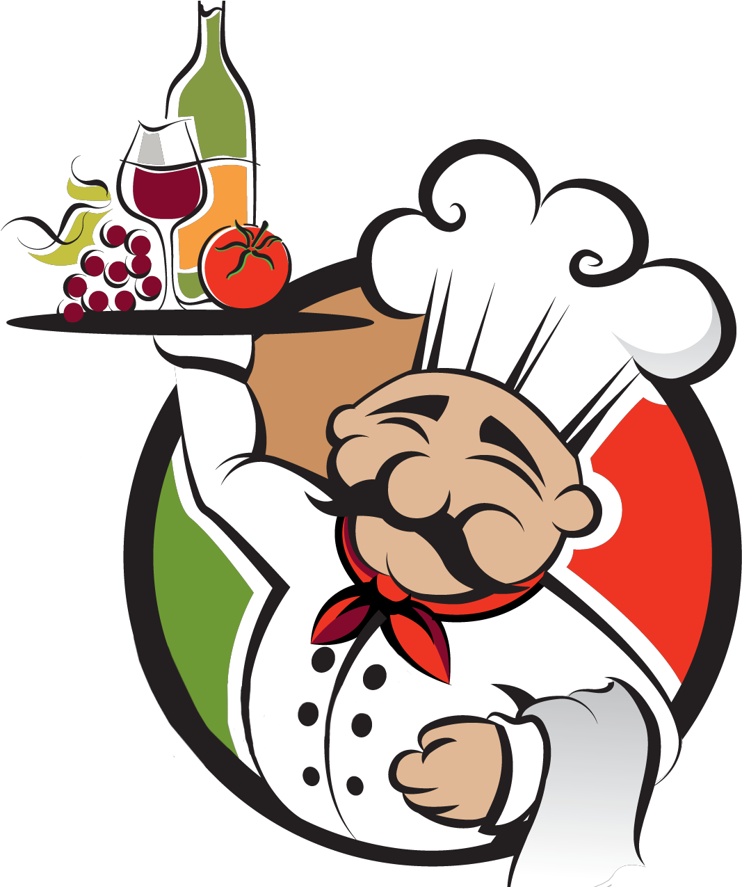 Dino's Pizzeria Bc - Cartoon Pizza Chef (1274x1274)