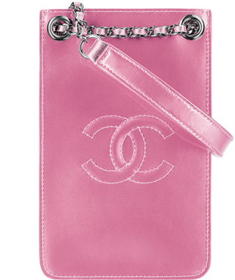 Chanel Light Pink Phone Holder Pouch - Coin Purse (846x1080)